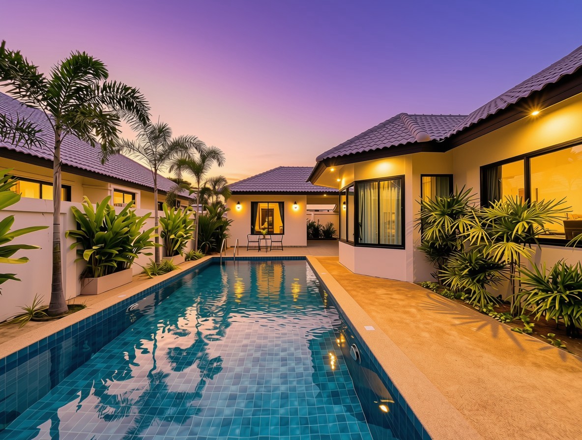Garden residence facade